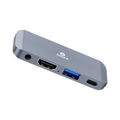 Адаптер Biaze R31 4in1 Type-C До USB3.0 PD60W HDMI AUX 3.5mm для HUAWEI Mate40/P50 Samsung S20 iPad Pro цена и информация | Адаптеры, USB-разветвители | pigu.lt