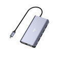 Adapteris Aigo H9 9in1 Type-C / 3USB3.0 HDMI SD/TF PD VGA