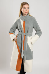 Пальто женское Madaman, серое цена и информация | Женские пальто | pigu.lt