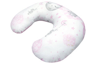 Maitinimo pagalvė MyBaby Drambliukai, 60 cm, rožinė kaina ir informacija | Maitinimo pagalvės | pigu.lt