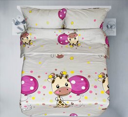 Хлопковое постельное белье из 3 частей Giraffe & Balloon 90x120 см цена и информация | Детское постельное бельё | pigu.lt