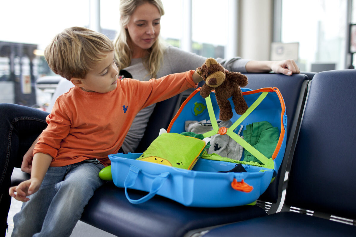 Vaikiškas lagaminas Trunki Lėktuvas Amelija kaina ir informacija | Lagaminai, kelioniniai krepšiai | pigu.lt