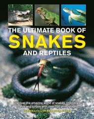 Snakes and Reptiles, Ultimate Book of: Discover the amazing world of snakes, crocodiles, lizards and turtles, with over 700 photographs цена и информация | Книги для подростков  | pigu.lt