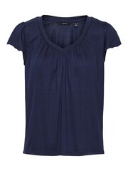 Marškinėliai moterims Vero Moda 5715417038656, mėlyni kaina ir informacija | Marškinėliai moterims | pigu.lt