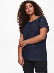 Only Carmakoma женская футболка 15227274*03, тёмно-синий 5715097681975 цена и информация | Женские футболки | pigu.lt