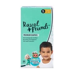 Sauskelnės Rascal and Friends, 5 dydis, 13-18 kg, 64 vnt. kaina ir informacija | Sauskelnės | pigu.lt