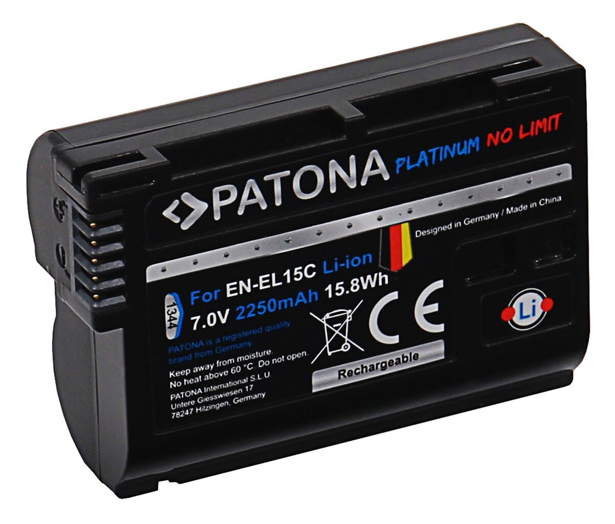 PATONA EN-EL15C kaina ir informacija | Akumuliatoriai fotoaparatams | pigu.lt