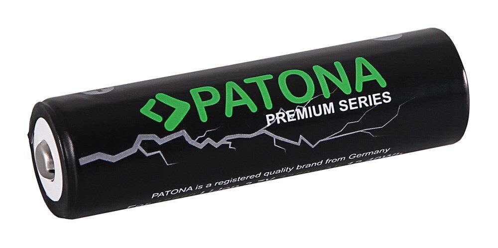 Patona Premium PA-LA-6516 18650 mygtuko viršuje esanti baterija 3350 mAh, 3,7 V, Li-Io kaina ir informacija | Akumuliatoriai fotoaparatams | pigu.lt