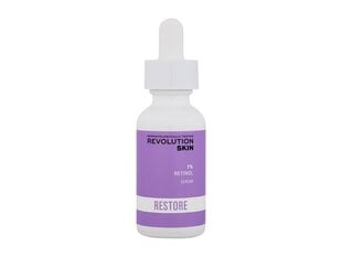 Serumas veidui Revolution Skincare Restore 1% Retinol Serum Skin, 30 ml цена и информация | Сыворотки для лица, масла | pigu.lt