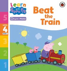 Learn with Peppa Phonics Level 4 Book 7 - Beat the Train Phonics Reader kaina ir informacija | Knygos mažiesiems | pigu.lt