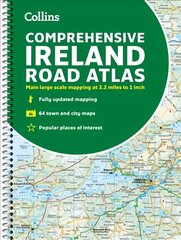 Comprehensive Road Atlas Ireland New edition цена и информация | Путеводители, путешествия | pigu.lt