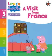 Learn with Peppa Phonics Level 5 Book 6 - A Visit from France (Phonics Reader) цена и информация | Книги для малышей | pigu.lt