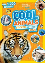Cool Animals Sticker Activity Book: Over 1,000 Stickers! цена и информация | Книги для самых маленьких | pigu.lt