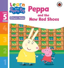 Learn with Peppa Phonics Level 5 Book 10 - Peppa and the New Red Shoes Phonics Reader kaina ir informacija | Knygos mažiesiems | pigu.lt