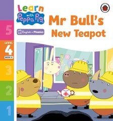 Learn with Peppa Phonics Level 4 Book 8 - Mr Bull's New Teapot Phonics Reader kaina ir informacija | Knygos mažiesiems | pigu.lt