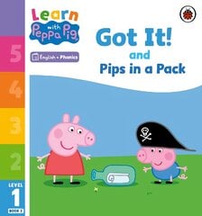 Learn with Peppa Phonics Level 1 Book 3 - Got It! and Pips in a Pack Phonics Reader kaina ir informacija | Knygos mažiesiems | pigu.lt