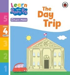 Learn with Peppa Phonics Level 4 Book 6 - The Day Trip Phonics Reader kaina ir informacija | Knygos mažiesiems | pigu.lt