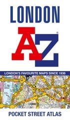London A-Z pocket atlas kaina ir informacija | Kelionių vadovai, aprašymai | pigu.lt