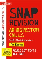 Inspector Calls: Edexcel Gcse 9-1 English Literature Text Guide: Ideal for Home Learning, 2023 and 2024 Exams kaina ir informacija | Knygos paaugliams ir jaunimui | pigu.lt