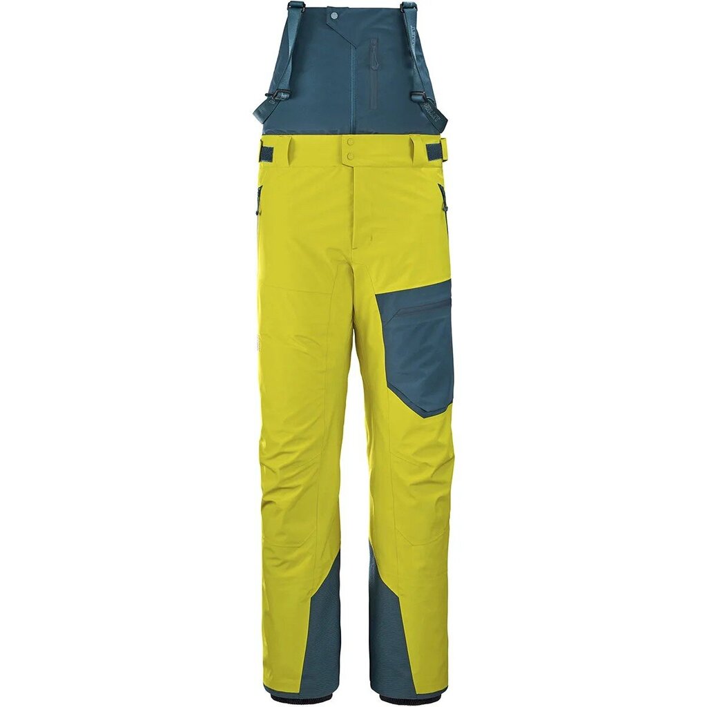 Kelnės vyrams Millet Meije 3L Removable Bib, geltonos kaina ir informacija | Vyriškа slidinėjimo apranga | pigu.lt
