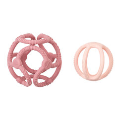 Погремушка-шарик Nattou, розовая 2 шт. цена и информация | Игрушки для малышей | pigu.lt