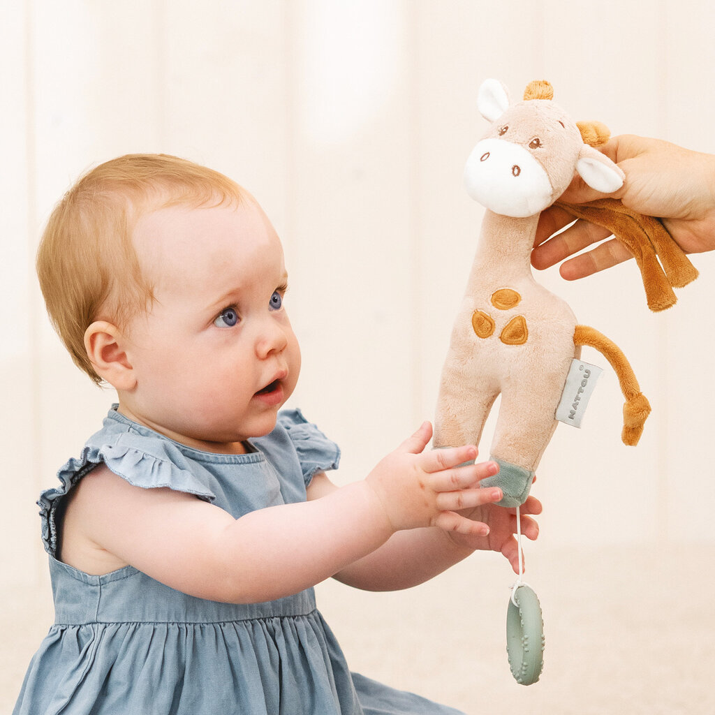 Muzikinė mini žirafa Nattou цена и информация | Žaislai kūdikiams | pigu.lt