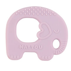 Silikoninis kramtukas Nattou, alyvinis 1 vnt kaina ir informacija | Nattou Drabužiai kūdikiams | pigu.lt