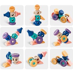 Sensorinės konstrukcinės detalės Woopie, 13 vnt kaina ir informacija | Žaislai kūdikiams | pigu.lt