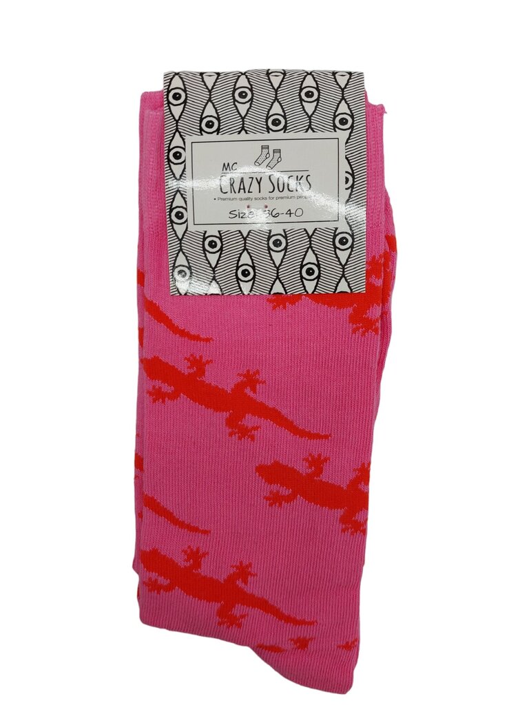 Kojinės unisex Crazy Socks, rožinės kaina ir informacija | Vyriškos kojinės | pigu.lt