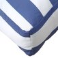 2-jų palečių pagalvėlių komplektas vidaXL, mėlynas/baltas kaina ir informacija | Pagalvės, užvalkalai, apsaugos | pigu.lt