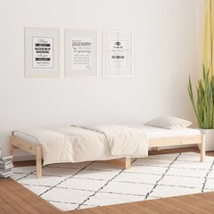 vidaXL Lova, 80x200cm, pušies medienos masyvas цена и информация | Кровати | pigu.lt