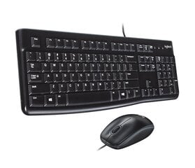 Logitech MK120 kaina ir informacija | Klaviatūros | pigu.lt