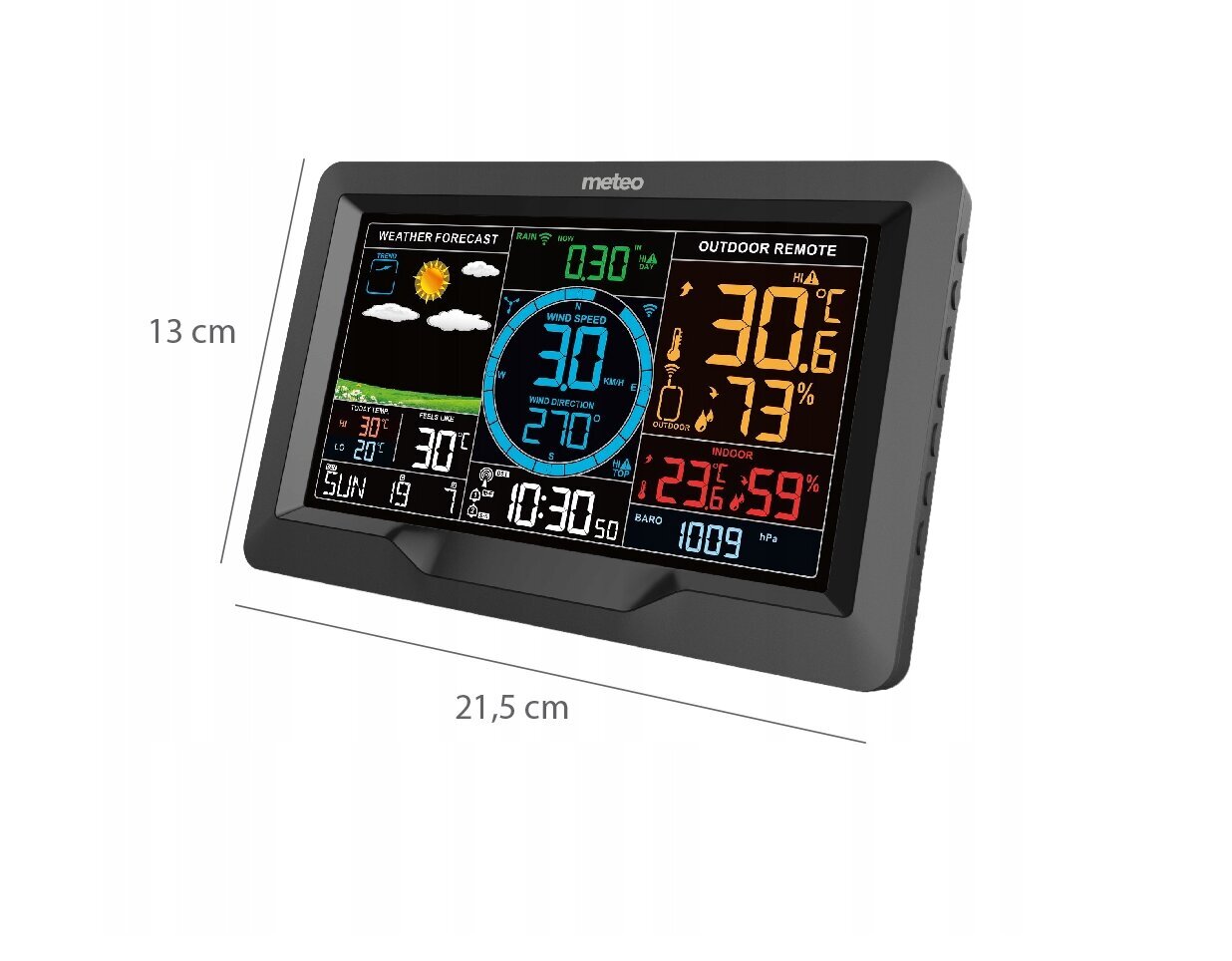 Meteorologinė stotelė Meteo цена и информация | Meteorologinės stotelės, termometrai | pigu.lt