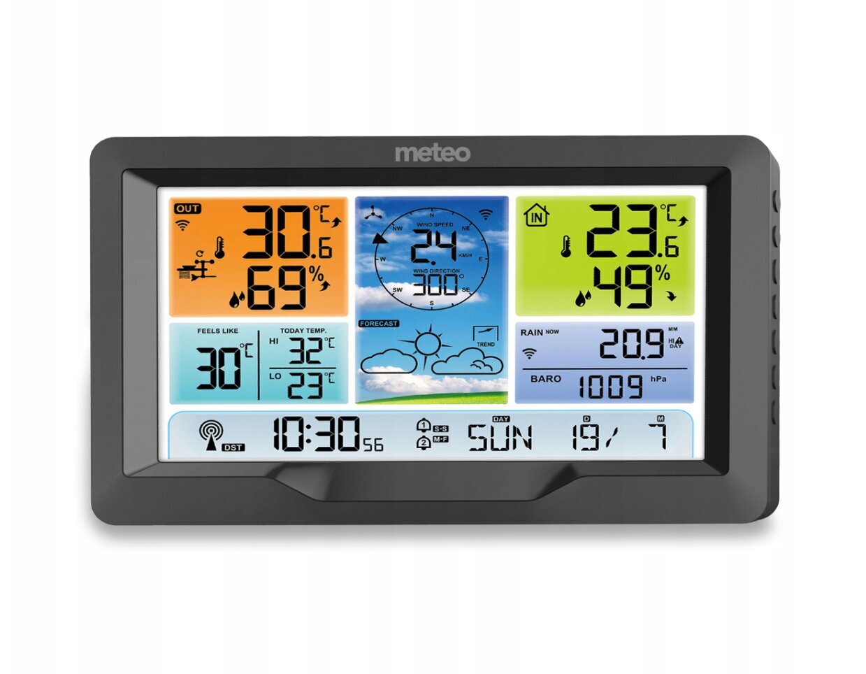 Meteorologinė stotelė Meteo kaina ir informacija | Meteorologinės stotelės, termometrai | pigu.lt