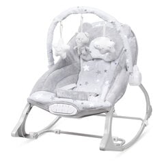 Кресло-качалка для младенца PINO grey Kidwell цена и информация | Шезлонги и качели | pigu.lt