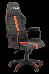 Žaidimų kėdė Nexter, juoda/raudona kaina ir informacija | Biuro kėdės | pigu.lt