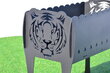Sulankstoma šašlykinė Tigras su krepšiu ir 5 iešmais kaina ir informacija | Šašlykinės | pigu.lt