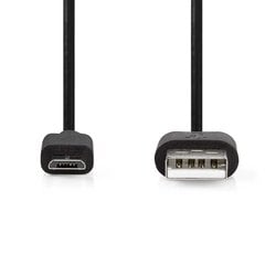 Nedis Micro-USB / USB 2.0, 3m kaina ir informacija | Laidai telefonams | pigu.lt