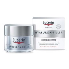 EUCERIN Hyaluron-Filler Naktis kremas 50 ml kaina ir informacija | Veido kremai | pigu.lt