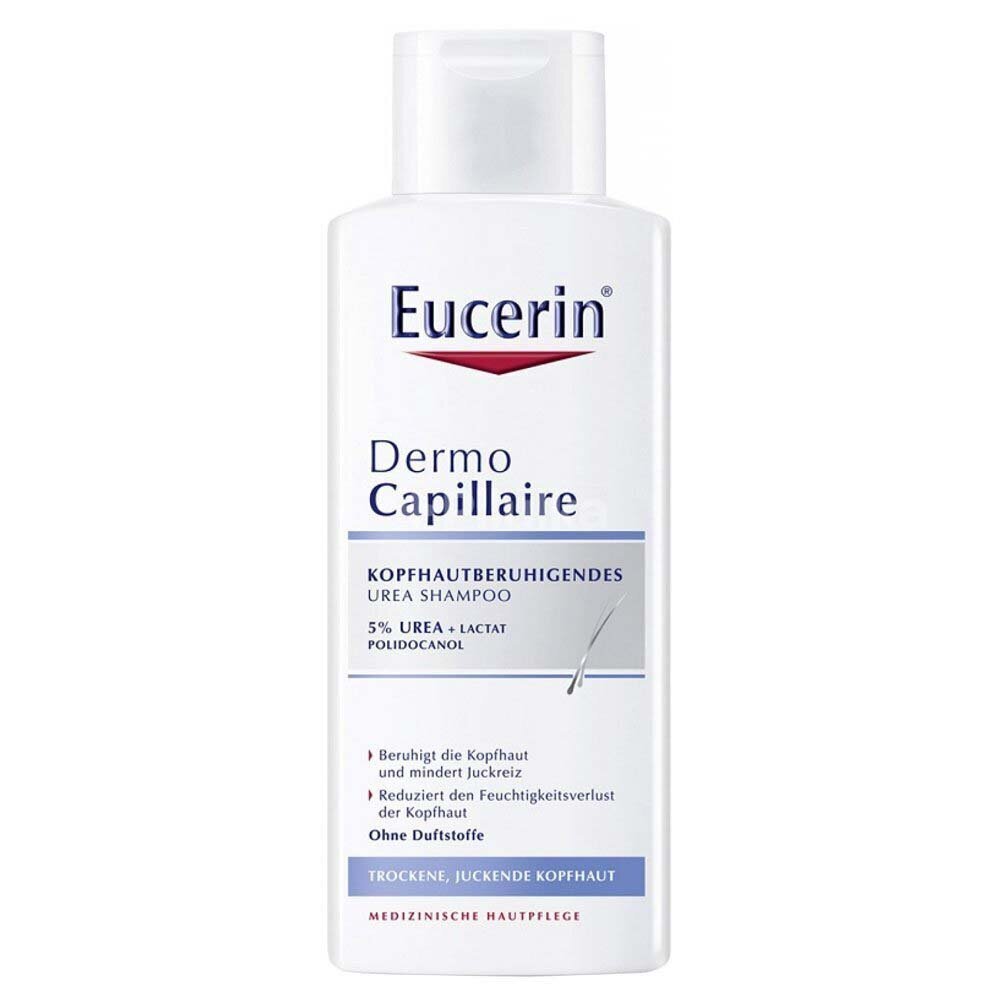 EUCERIN Dermo Capillaire Calming 5% Urea Šampūnas sausas oda galvos 250 ml  kaina | pigu.lt