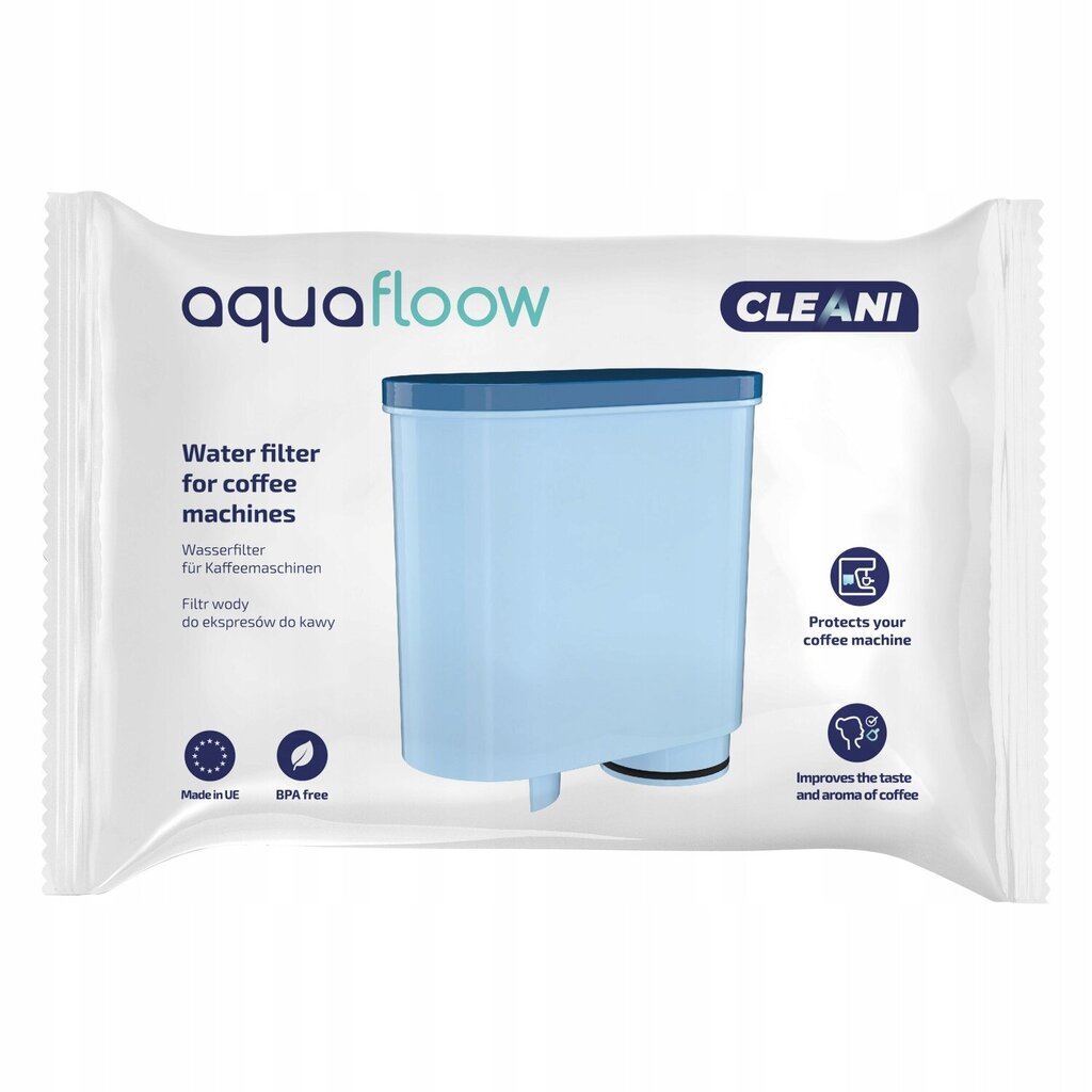 Vandens filtras Aquafloow, skirtas Philips/Saeco kavos aparatui, 3 vnt. цена и информация | Priedai kavos aparatams | pigu.lt