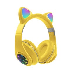 Беспроводные RGB-наушники со светодиодными кошачьими ушками, M2 цена и информация | Теплая повязка на уши, черная | pigu.lt