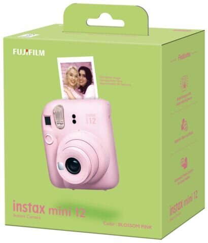 Fujifilm Instax Mini 12, Blossom Pink kaina ir informacija | Momentiniai fotoaparatai | pigu.lt