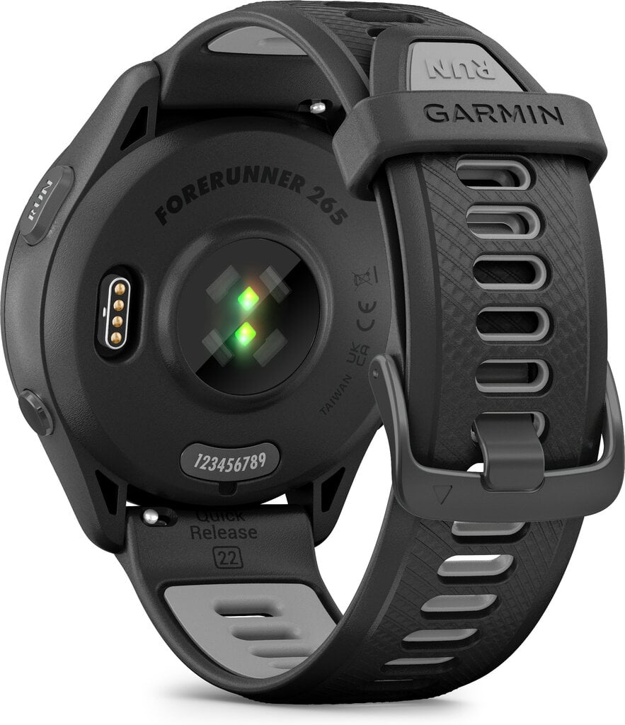 Garmin Forerunner® 265 Black/Powder Gray kaina ir informacija | Išmanieji laikrodžiai (smartwatch) | pigu.lt