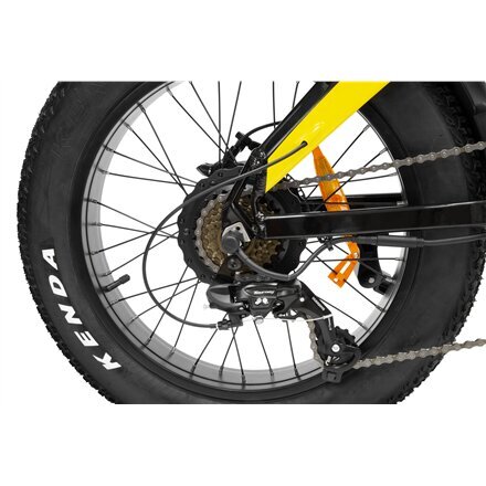Elektrinis dviratis Ducati Firmed Scrambler SCR-E 20", juodas/ geltonas kaina ir informacija | Elektriniai dviračiai | pigu.lt
