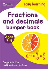 Fractions & Decimals Bumper Book Ages 7-9 kaina ir informacija | Knygos vaikams | pigu.lt