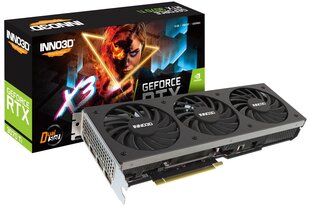 Inno3D GeForce RTX 3070 Ti X3 (N307T3-086X-1810VA44) kaina ir informacija | Vaizdo plokštės (GPU) | pigu.lt