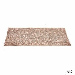 Stalo kilimėlis Rožinė Plastmasinis (45 x 0,01 x 30 cm) (12 vnt.) kaina ir informacija | Staltiesės, servetėlės | pigu.lt