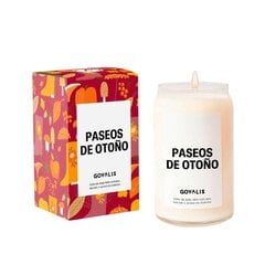 Ароматизированная свеча GOVALIS Paseos de Otoño (500 g) цена и информация | Подсвечники, свечи | pigu.lt