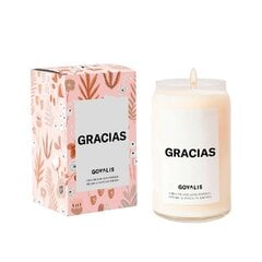 Ароматизированная свеча GOVALIS Gracias (500 g) цена и информация | Подсвечники, свечи | pigu.lt